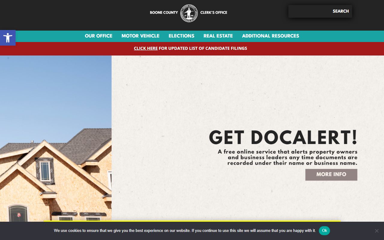 Boone County Clerk website