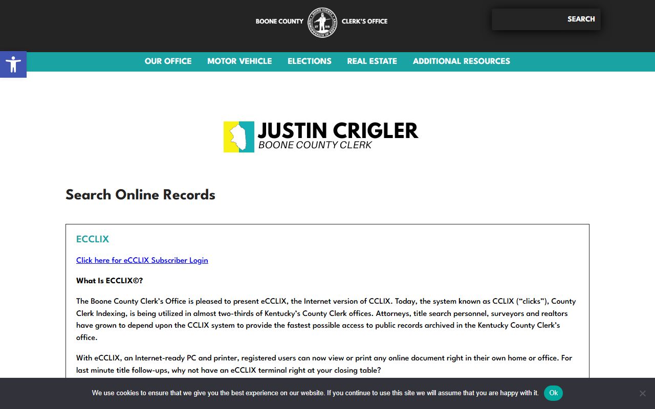 Boone County Clerk online records search